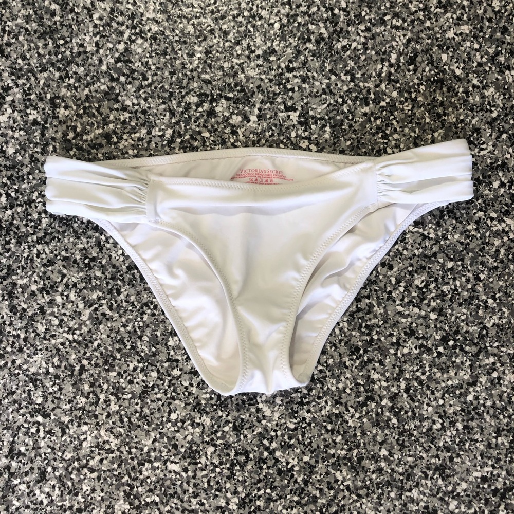 Victoria's Secret ✦ White Swim Bikini Bottom (S)